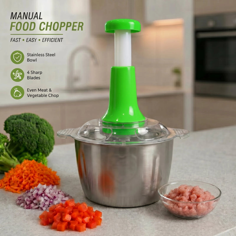Premium Manual Food Chopper – 2000ML