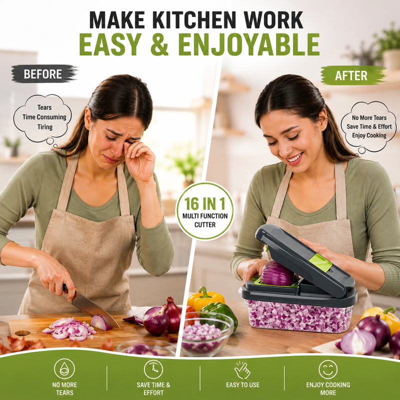 16 in 1 Vegetable Cutter